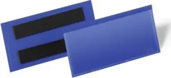 Xhep magnetik Durable, 100x38mm, set 50 copë, blu