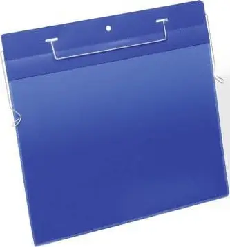 Xhep dokumentesh Durable Magazine Pocket 1754 07, A4 horizontal, 50 copë, blu