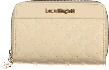 Portofol femra LAURA BIAGIOTTI Double Crafter, bezhë