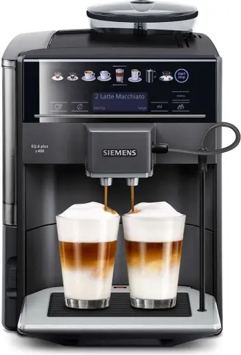 Makinë për kafe Siemens EQ.6 plus, e zezë