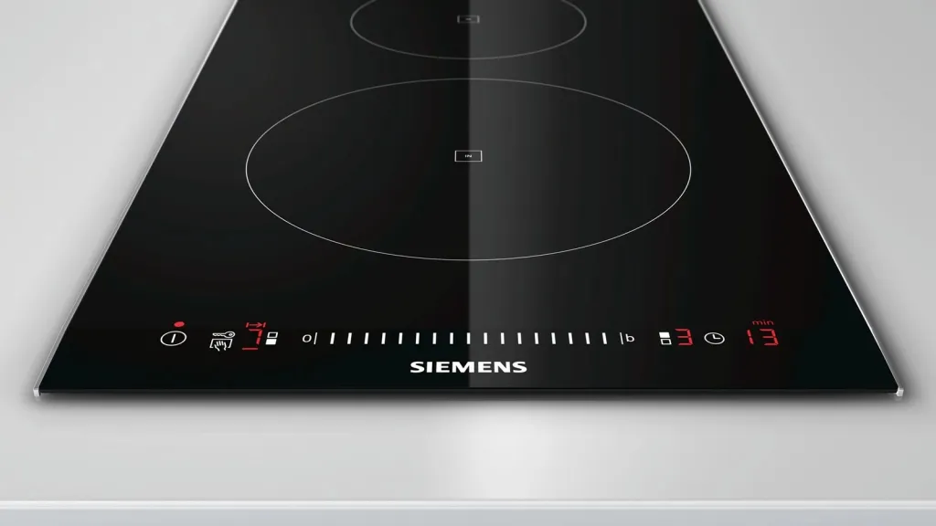 Pianurë me induksion Siemens EH375FBB1E, 2 zona, e zezë, e integruar - 2