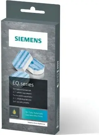 Tableta deskalimi Siemens TZ80002B, për makina kafeje, bardhë-blu
