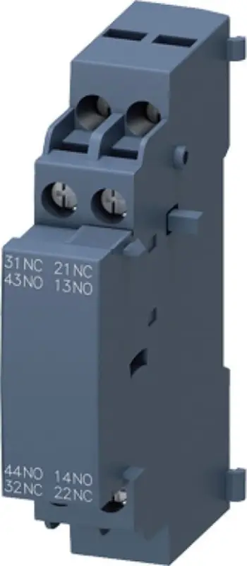Kontakt ndihmës Siemens 3RV2901-1J, 2NO 2NC, lidhje me vidë