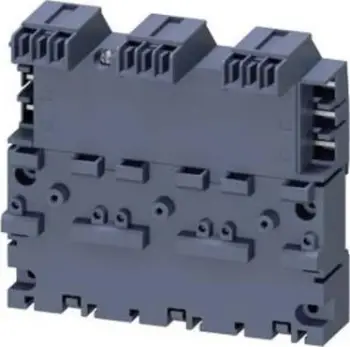 Bazë zgjeruese Siemens 3RV2917-4B, për 3 çelësa S00 dhe S0, me kapak fundor