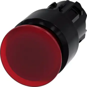 Buton kërpudhë Siemens SIRIUS ACT 3SU1001-1AA20-0AA0, i ndriçuar, 22mm, i kuq
