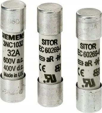 Siguresë cilindrike Siemens SITOR 3NC1440, 40A, 660VAC 700VDC - 1