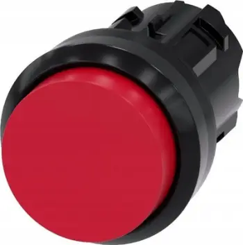Buton komandues Siemens 3SU1000-0BB20-0AA0, 22mm, rikthim automatik, i kuq