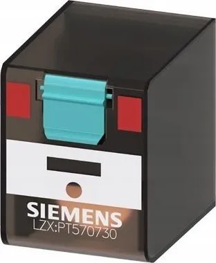 Rele plug in Siemens PT 4CO, 230V AC, 6A, 22.5mm - 1