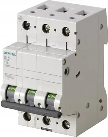Nderpreres mbi rryme Siemens 5SL4332-6, 3 pole, 32A B, 400V