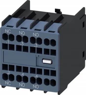 Bllok ndihmës kontakti Siemens 3RH2911-2HA21, 2NO+1NC, montim frontal, terminale me sustë