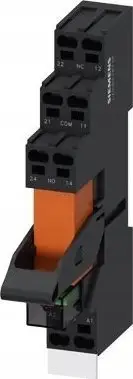 Relé plug in Siemens LZS RT4D4L24, 24V DC, 2C, me LED të kuqe