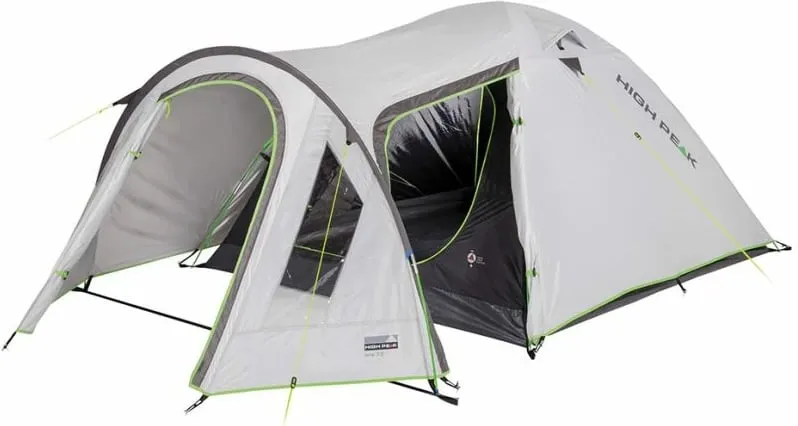 Tenda për turizëm High Peak Kira 3, unisex, gri e çelët - 1