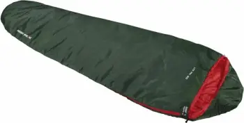 Çantë gjumi High Peak Lite Pak 800, për turizëm në natyrë, e kuqe dhe e gjelbër