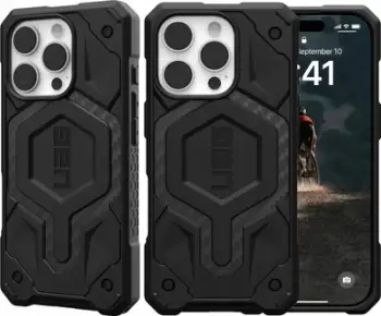 Mbështjellës UAG Monarch për iPhone 16 Pro, i zi