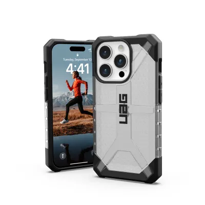 Mbulesë telefoni UAG Plasma Ice për iPhone 15 Pro 6.1", transparente, rezistuese ndaj goditjeve - 1
