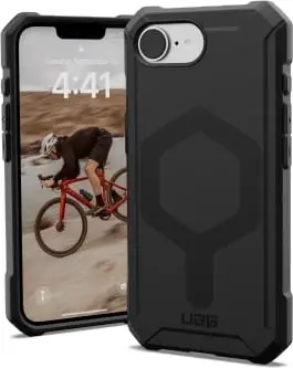 Mbështjellës UAG Essential Armor MagSafe për iPhone 16e, i zi