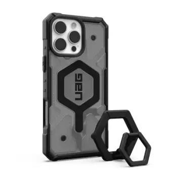 Set aksesorësh UAG Pathfinder MagSafe për iPhone 16 Pro Max, këllëf me unazë stand, gri e zezë