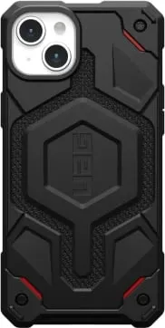 Mbështjellës UAG Monarch Pro për iPhone 15 Plus me MagSafe, Kevlar, Zi - 1