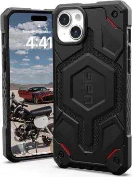 Mbështjellës UAG Monarch Pro për iPhone 15 Plus me MagSafe, Kevlar, Zi - 2