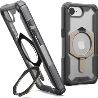 Mbështjellës telefoni UAG Plasma EXT për iPhone 16e, MagSafe, me mbajtëse, gri Titanium - 1