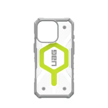 Mbulesë telefoni UAG Pathfinder Clear për iPhone 16 Pro, MagSafe, transparente Active Neon