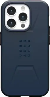 Mbështjellës UAG Civilian MagSafe për iPhone 15 Pro, Blu e errët