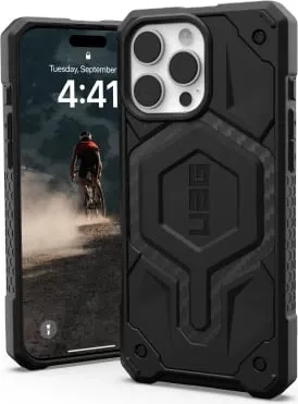 Mbështjellës UAG Monarch për iPhone 16 Pro Max, 5-shtresor, MIL-STD, kompatibil me karikim wireless, i zi - 3