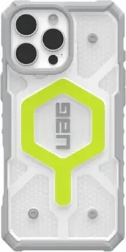 Mbështjellës UAG Pathfinder Clear për iPhone 16 Pro Max, transparent, MagSafe, jeshile