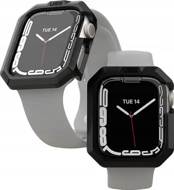 Mbulesë mbrojtëse UAG Urban për Apple Watch Series 7 41mm, polikarbonat i fortë, rezistente ndaj goditjeve, gri