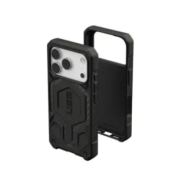 Mbështjellës telefoni URBAN ARMOR GEAR UAG Monarch Pro për iPhone 17 Pro, me MagSafe, standard ushtarak, carbon fiber, i zi
