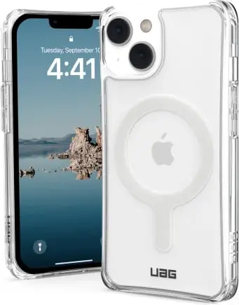 Maskë mbrojtëse UAG Plyo për iPhone 14 Plus, MagSafe, plastikë e tejdukshme