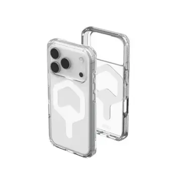 Mbështjellës telefoni Urban Armor Gear Plyo, 6.3", kompatibil MagSafe, transparent i bardhë