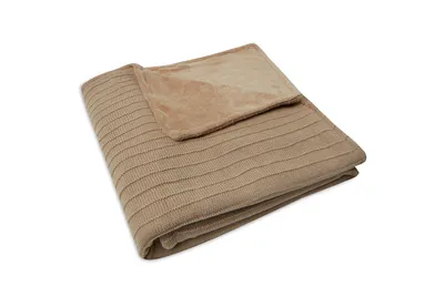 Batanije Pure Knit Biscuit Velvet GOTS, 100x150cm, biscuit - 3