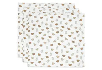 Mbulesa te holla muslin 70x70cm Miffy and Friends - 3 Pack