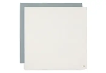 Mbulesa te holla muslin 115x115cm Sea Green/Ivory - 2 Pack