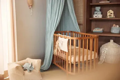 PERDE PER KREVET BEEBSH Vintage 245cm Sea Green - 2