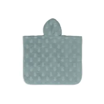 Poncho/PESHQI R Terry Miffy Jacquard Sea GREEN