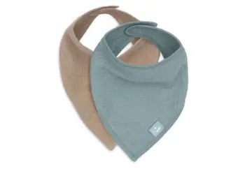 Perpsrse Bandana Muslin - Sea Green/Biscuit - 2 Pack