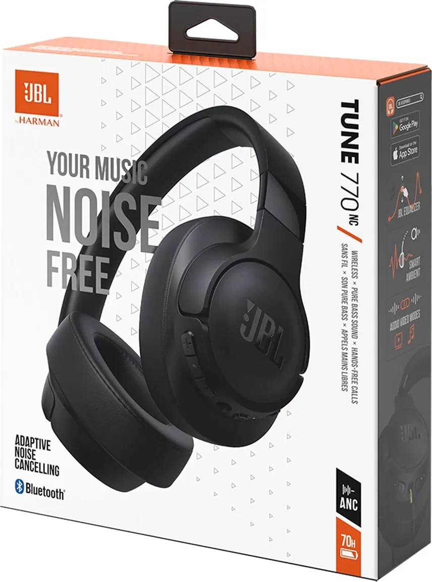 Kufje JBL T 770 NC, të bardha - 12
