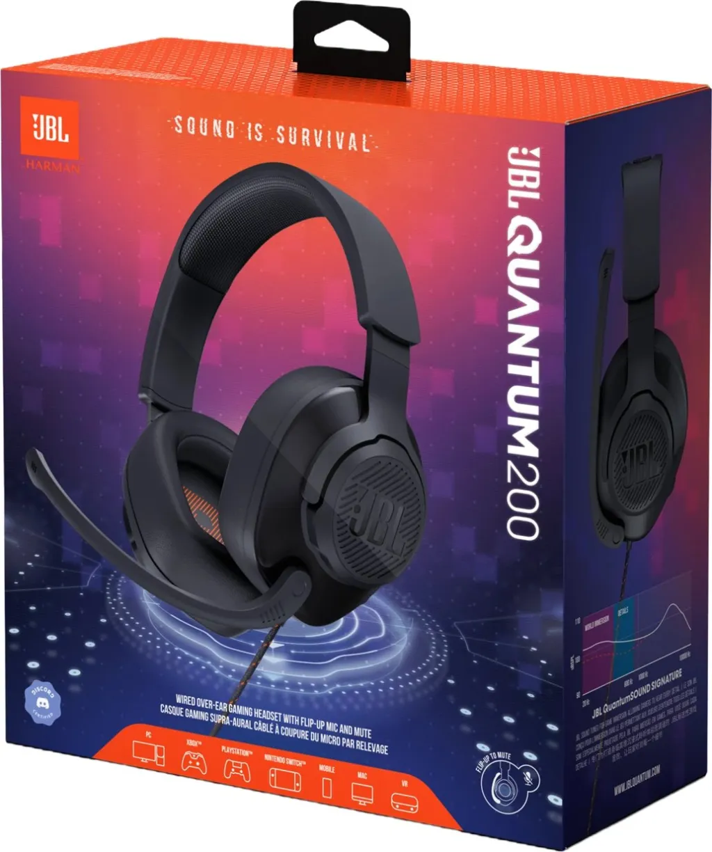 Kufje JBL Quantum 100, të zeza - 11