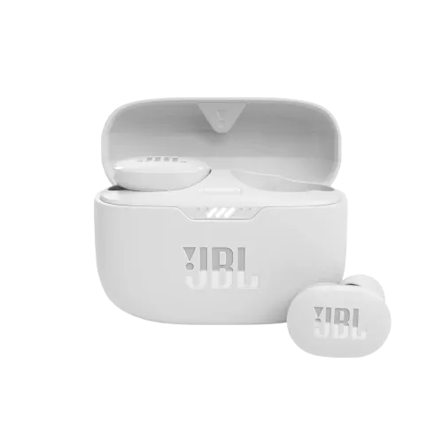 Dëgjuese JBL T130 NC TWS, të bardha - 1