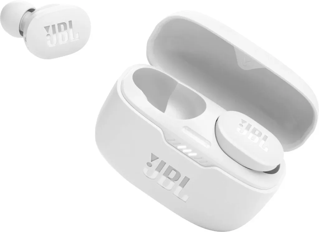Dëgjuese JBL T130 NC TWS, të bardha - 2