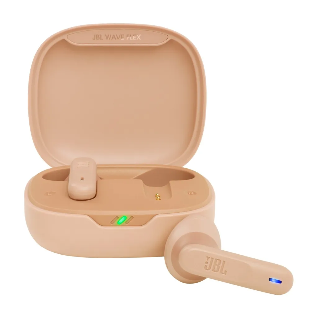 Dëgjuese JBL Wave Flex, bezhë - 2