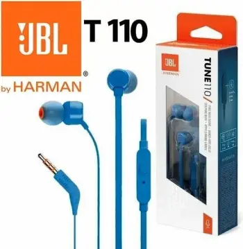 Dëgjuese JBL T110, të kaltra