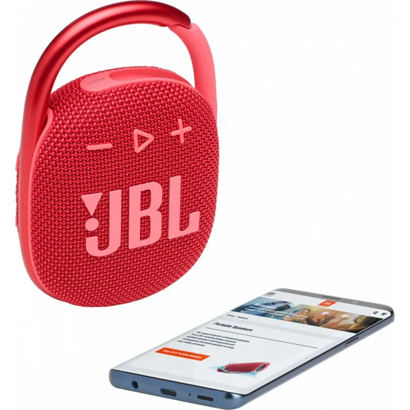 Altoparlant JBL Clip 4, i kuq - 4