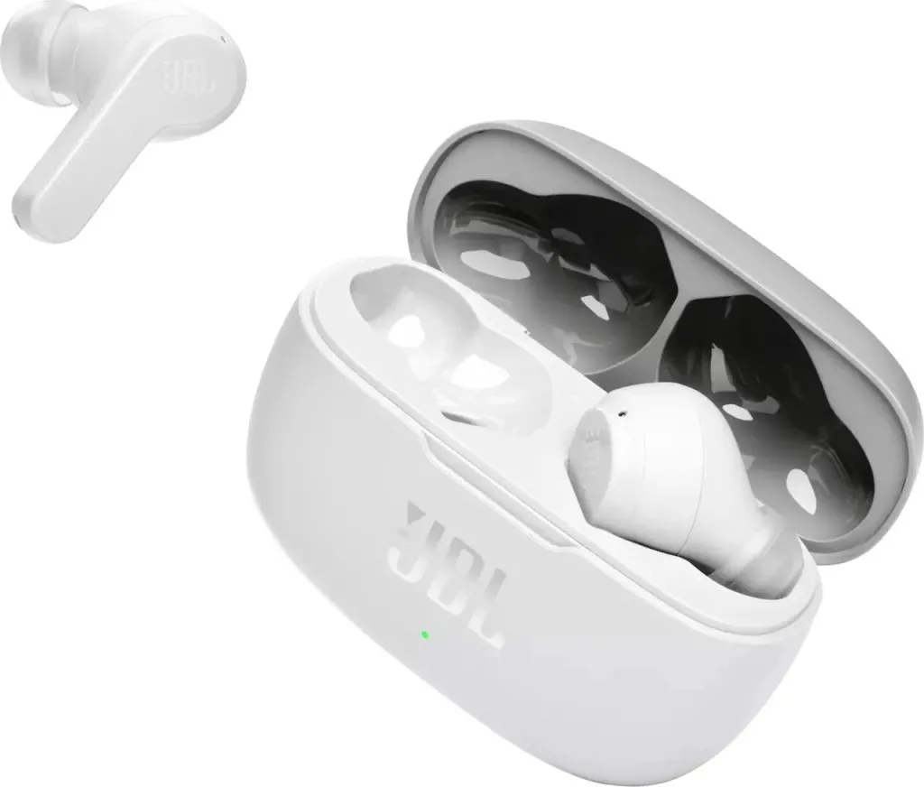 Kufje JBL Wave 200 TWS, wireless, Bluetooth 5.0, USB-C, të bardha - 1
