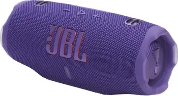 Altoparlant portabël stereo JBL Charge 6 me AI Sound Boost, 28 orë, Auracast, violet (JBLCHARGE6SPUR)
