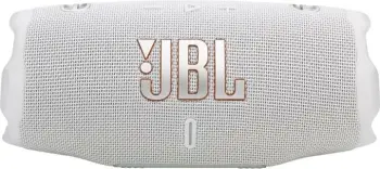 Altoparlant portativ stereo JBL Charge 6 JBLCHARGE6WHT, AI Sound Boost, deri 28 orë dëgjim, Auracast, e bardhë