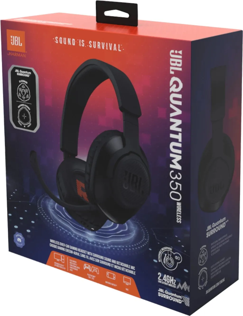 Kufje Me Kabëll JBL QUANTUM 350 W - 11