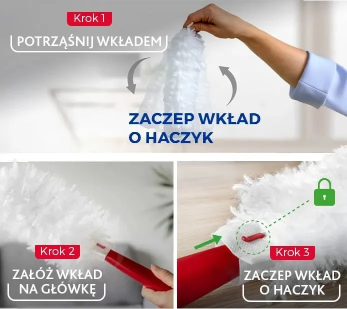 Mbushje për fshesë dore Vileda Flex&Catch, 5 copë, Bardhë - 10